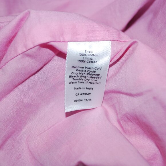 🌈 New With Tags! Talbots Madras Patchwork Dress - Size 12P 🌈 - Picture 16 of 16